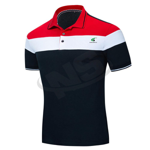 Polos de hombre de último estilo, venta al por mayor, polos de manga corta con patrón sólido, ropa de calle de tela de secado rápido, ropa de verano - Product Image 5