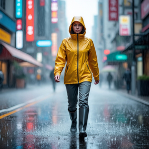 Windbreaker Jacket Rain <b>Pants</b> Suit <b>Ladies</b> High Quality Windbreak Tracksuit Women's Waterproof Nylon Solid Color Rain Suit Women - Product Image 3