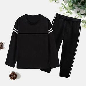 Lightweight Polyester Cotton Winter Breathable Boys <b>Girls</b> Blank Sweat Suit Set Customized Kids Tracksuits Wholesale Toddler - Product Image 6