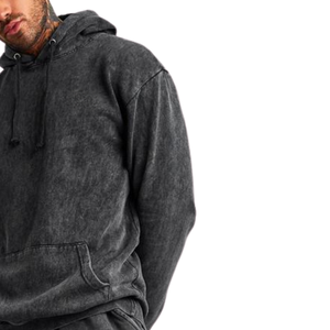 Ensemble survêtement pour homme en molleton délavé, sweat-shirt et pantalon de jogging, streetwear, vêtements de sport d'hiver, logo personnalisé, vente en gros, OEM, qualité d'exportation - Product Image 3