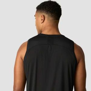 Débardeur rapide et confortable de haute qualité pour hommes pour l'été Running Fitness Short Sleeve Breathable Muscle Style Print Decoration - Product Image 4