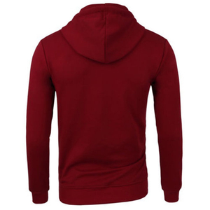 High Quality Winter Men's Hoodie 100% Cotton <b>Thick</b> <b>Fleece</b> Zipper-Up Customizable Colors & Logo Windproof Casual - Product Image 5