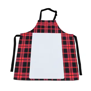 Оптовая продажа сублимационных сумок мешки с индивидуальным принтом Кухонный Фартук Полиэстер Фартук