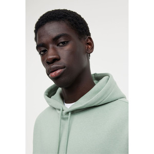 Sudadera con capucha de gran tamaño para hombre, 100% algodón, logotipo personalizado, peso pesado de invierno, patrón sólido, talla XL - Product Image 3