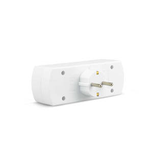 Don Feliz RE9053 3-<b>Socket</b> Schuko Adapter with 3x16A Child Protection Max 3680W Outdoor Use Self-Test White - Product Image 4