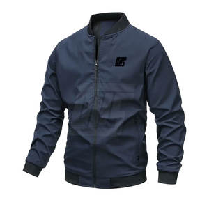 แจ็กเก็ตกันหนาวสำหรับผู้ชาย, แจ็กเก็ตกลางแจ้งน้ำหนักเบามีกระเป๋าข้างสำหรับใช้ในชีวิตประจำวัน - Product Image 2