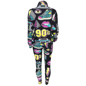 Nouveau style de survêtements pour femmes survêtements par sublimation à impression par transfert de chaleur pour femmes à bas prix avec une taille supérieure - Product Image 2