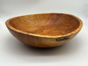 Tazón para servir ensalada de madera de teca ecológico hecho a mano al por mayor utensilio de marca ArtisanVibe de estilo clásico para fruta o fiesta uso doméstico - Product Image 6