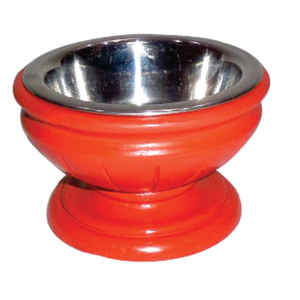 Ensemble de gamelles surélevées élégantes en bois massif – Double gamelle moderne en acier inoxydable pour nourriture et eau pour chiens et chats, usage intérieur - Product Image 4