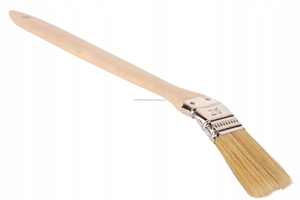 Chuyên Nghiệp Tự Nhiên Lông Tản Nhiệt Sơn Bàn Chải Thiết Lập 25-63 Mm-Bán Buôn Đánh Bóng Sơn Angled Bàn Chải 4Pcs Tay Cầm Bằng Gỗ Tôi - Product Image 3