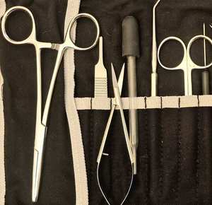 Instrumentos quirúrgicos ortopédicos manuales, 12 Uds., Odontología Veterinaria, acero inoxidable, certificado CE, herramientas médicas, Kit de disección - Product Image 2