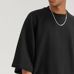 เสื้อยืดผู้ชายทรงปกติ ผ้าโพลีเอสเตอร์ 100% ผ้าถักแบบลำลอง เป็นมิตรกับสิ่งแวดล้อม ดีไซน์เรียบง่าย ระบายอากาศได้ดี แห้งเร็ว ปรับแต่งได้ - Product Image 5