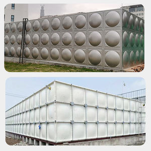 Réservoir d'eau en PRV/FRP de 1m³ à 1000m³ – Réservoir de stockage d'eau en plastique renforcé de fibre de verre SMC - Product Image 5