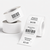 Rouleau d'étiquettes thermiques compatibles avec NIIMBOT 30x15mm, synthétiques, imperméables, pour codes-barres, étiquettes de prix, vente au détail, alimentation, petites entreprises, personnalisables