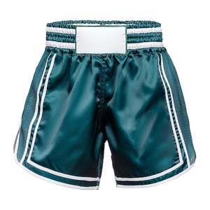 Custom Design Printed Kick Boxing Muay Thai Shorts New Arrival Fighting Wear Muay Thai Shorts BJJ Muay Thai Shorts - Product Image 1