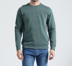 Alta calidad 100% algodón hombres pulóver sudaderas de gran tamaño con Puff impresión Streetwear sudadera para hombres - Product Image 3