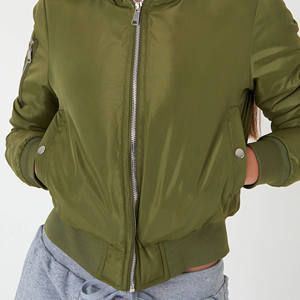 Bomber <b>Jacket</b> <b>Women</b> Designer Fashion Casual <b>Zip</b> <b>Up</b> <b>Women's</b> Sports <b>Jackets</b> Stand Collar Long Sleeves Autumn New Clothing - Product Image 4