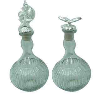 Envases de Perfume de Diseño de Mediados de Siglo, Botella de Perfume con Tapa Metálica de Diseño, Vidrio de Calidad Sostenible, Tocador - Product Image 2