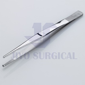 Pinzas quirúrgicas Pinzas médicas de algodón Pinzas dentadas de acero inoxidable LANE Fórceps CE 15/16 cm - Product Image 3