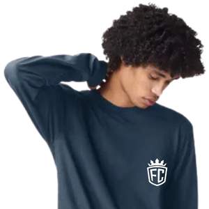 เสื้อยืดแขนยาวผู้ชายสีพื้น ผ้าฝ้าย คอกลม สไตล์ลำลอง เรียบง่าย ใส่ได้ทุกวัน - Product Image 4