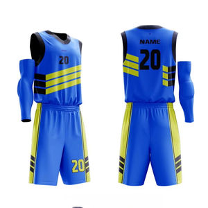 Combinaisons de basket-ball réversibles pour jeunes adultes à séchage rapide, uniformes de basket-ball confortables, groupe acheter des maillots de jeu personnalisés - Product Image 1