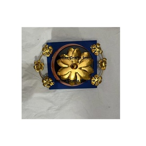 Juego de 2 tarros de fruta seca dorados hechos a mano puros de diseño estándar con constainer dorado para tarros de fruta seca - Product Image 2