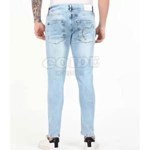 Pantalones Vaqueros para Hombre con Diseño Moderno, Lavados, para Venta en Línea, Pantalones para Hombre al por Mayor con MOQ Bajo, Hechos a Medida - Product Image 3