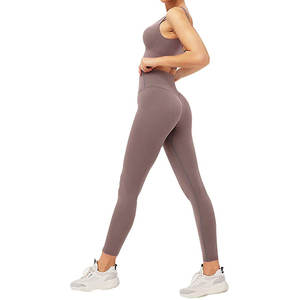 Vente directe en usine Ensemble de yoga pour vêtements de gym Service OEM Taille normale Ensemble de yoga pour femmes respirant et confortable - Product Image 2