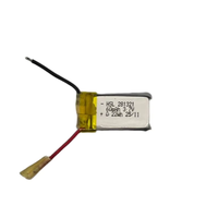 281321 3.7V 60mAh Batterie au lithium polymère rechargeable ultra-petite 2.8x13x21mm 500 cycles pour appareils portables et mini-dispositifs - LithoTop