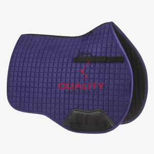 Tapis de selle de cheval anglais de haute qualité avec doublure en tissu durable matériau souple ajustement confortable pour l'entraînement prolongé - Product Image 5