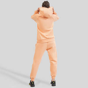 ชุดวอร์ม2ชิ้นสำหรับวิ่งจ๊อกกิ้งผ้าฝ้ายผ้าฟลีซเข้ารูปสำหรับผู้หญิง - Product Image 4