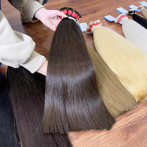 ผมต่อเวียดนามแท้ 100% คุณภาพสูง ขายส่ง ปรับสีได้ตามต้องการ จำหน่ายเป็นมัด น้ำหนัก 100 กรัมต่อมัด - Product Image 2