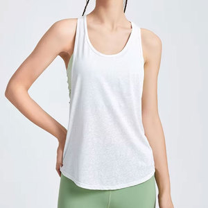 Ropa deportiva personalizada, camiseta sin mangas para mujer a la venta en línea, camiseta sin mangas con diseño de calidad para mujer, ropa de gimnasio para niñas - Product Image 1