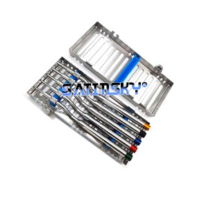 ชุดเครื่องมือผ่าตัดทางทันตกรรม 8 ชิ้น ทำจากสแตนเลส ใช้ยกถอนฟันแบบโค้ง - Product Image 6