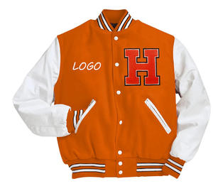 Veste universitaire personnalisée de haute qualité pour hommes adultes et jeunes grande taille Bomber universitaire d'hiver en plein air en polaire colorée Baseball Letterman Sports - Product Image 1