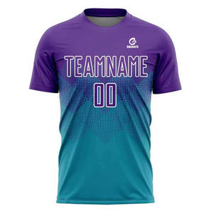 Maillot de football tendance, respirant, très vendu, couleur personnalisée, impression par sublimation intégrale, 100% polyester, teint en pièce, pour hommes - Product Image 5
