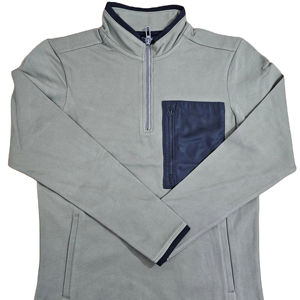 Nouveauté Veste zippée à manches longues pour hommes, logo personnalisé brodé, survêtements d'hiver recyclés et pantalons de survêtement imprimés - Product Image 5