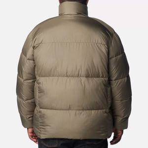 Veste matelassée en duvet à coque souple imperméable d'hiver décontractée personnalisée de haute qualité OEM pour hommes - Product Image 2