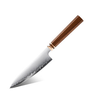 Couteau utilitaire de cuisine de 5,5 pouces, cœur de coupe en acier en poudre ZDP189, couteaux de cuisine utilitaires, manche en bois - Product Image 1