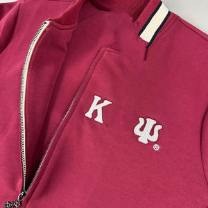 Chaqueta Cortavientos Kapa Alpha Psi con Cremallera Completa, Ligera, para Hermandades y Fraternidades, con Logotipo Personalizado de Letras Griegas - Product Image 3
