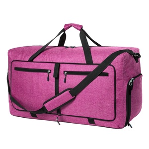 Bolsa de Viaje Plegable Impermeable SUPREX de 80L, Bolsa de Gimnasio de Gran Capacidad, Ligera, Compacta, con Diseño de Nieve - Product Image 1