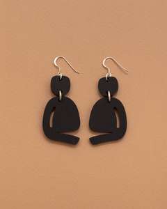 Vente chaude nouvelle résine multicouche boucles d'oreilles créoles perle couleur goutte bijoux de fête pour les femmes accessoire de mode populaire - Product Image 5