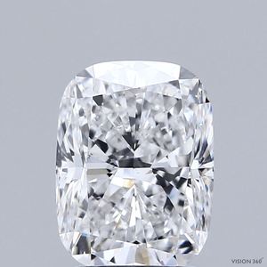 เบาะ2.12ct เจียระไนเพชรที่ปลูกในห้องทดลองผ่านการรับรอง IGI สำหรับสี VS1ความชัดเจนหินในห้องทดลอง - Product Image 1