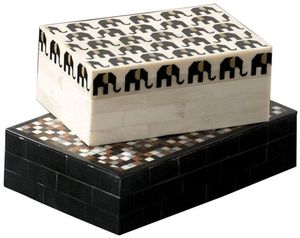 Caja de joyería con incrustaciones de hueso de cuerno hecha a mano de primera calidad Patrones únicos Ideal para regalos Bodas y caja de almacenamiento de lujo al mejor precio - Product Image 3