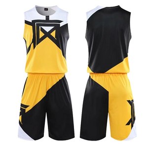 Conjuntos de uniformes de baloncesto Unisex personalizados más vendidos, uniforme de equipo elegante de talla grande transpirable, 100% poliéster, antibacteriano - Product Image 5