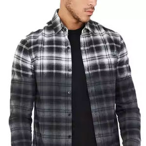 Camisa de Franela a Cuadros Premium, Personalización de Marca, Venta al por Mayor - Product Image 4