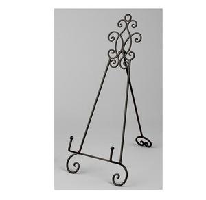 Set 2 Wrought Iron Sustainable Multifunction Display Stand Antique Color Easel Plate Photo Holder Stand for <b>Picture</b> <b>Frames</b> - Product Image 4