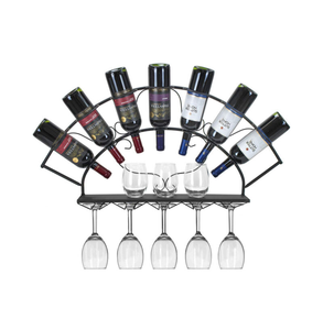 Porte-bouteille en métal écologique design fantaisie comptoir design simple porte-bouteille bar présentoir à vin en nid d'abeille en métal - Product Image 5