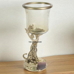 Elegante portavelas clásico con diseño artístico perfecto para centro de mesa acento y decoración del hogar - Product Image 5