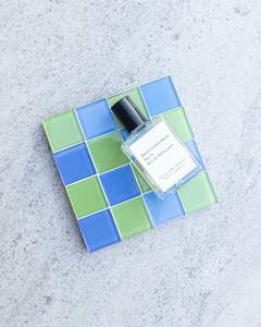 <b>Square</b> Green White Glass Mosaic Coaster <b>Wood</b> Base Drinks Cups Mat <b>Table</b> Protection Dining Kitchenwares Restaurant Accessories - Product Image 6